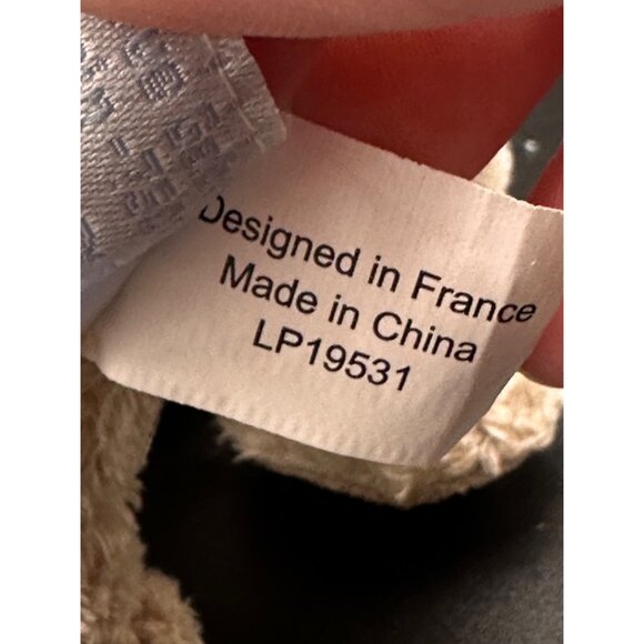 Stuffed Elephant Plush By Tartine Et Chocolat 7" Beige & Gray Soft Toy - Picture 16 of 16